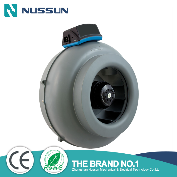 6 Inch 150mm Customization Single Speed Centrifugal Grow Tent Hydroponic Inline Duct Exhaust Fan (DJT15U-45P)