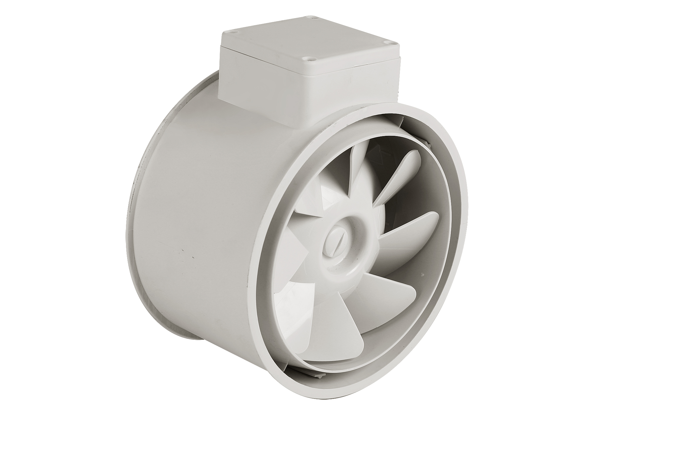 Mixed flow inline duct fan for hydroponics greenhouse ventilation (DJT25UM-66P)