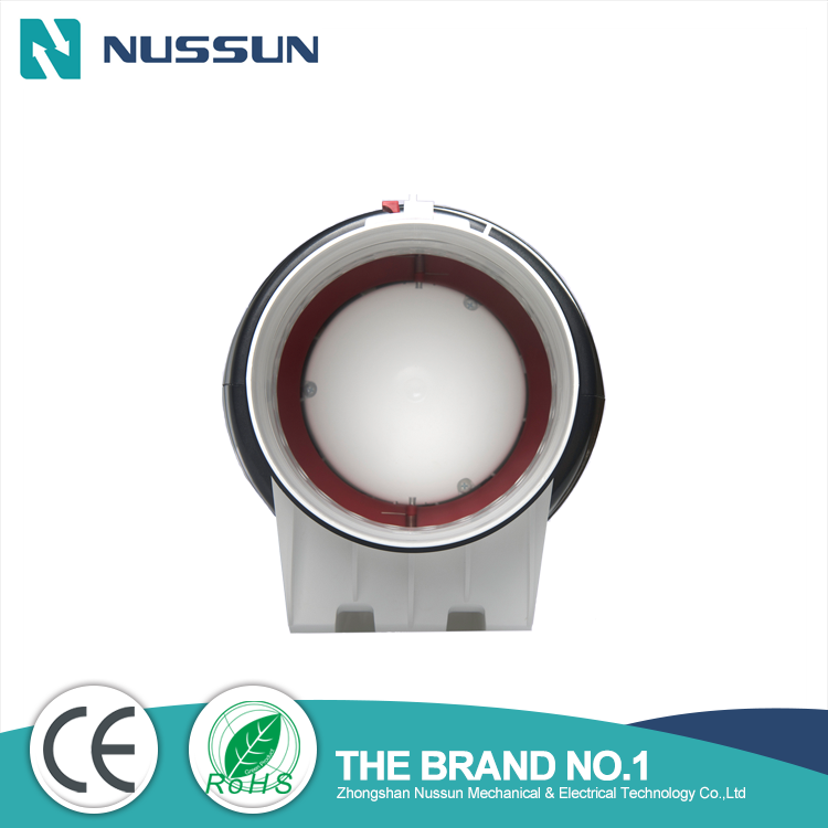NUSSUN Sound Insulation High Cfm 6 Inch Duct Fan Exhaust Booster Fan (DJT-150P)