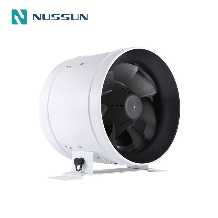 6 Inch EC Customized Silent Fan Soundproofed Ventilation Tube Inline Duct Fan