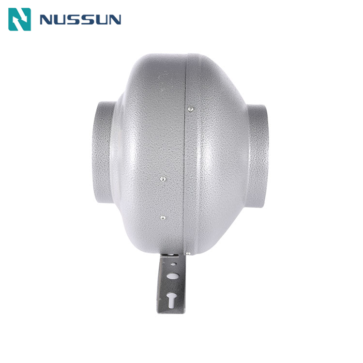 NUSSUN Factory Supply 200mm 150mm Low Noise Metal Circular Exhaust Fan for Testing Room