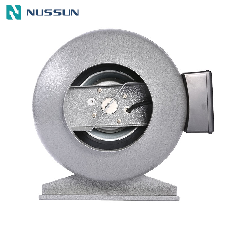 NUSSUN Hotel Office Ventilation In Line Circular Fan 6 Inch Duct Quiet Blower Fan
