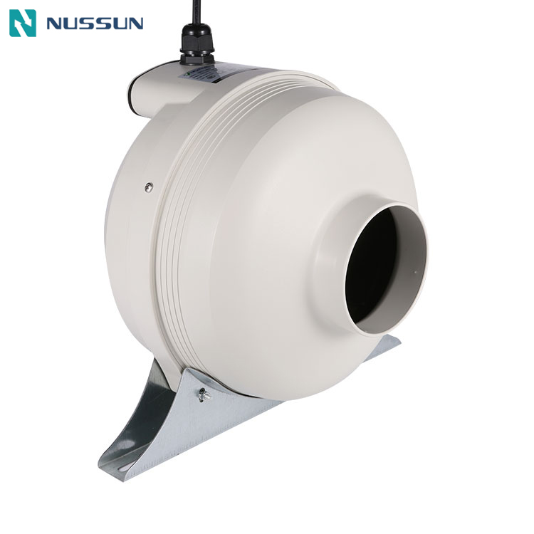 Factory Plastic Outdoors Waterproof Fan Low Noise Wall Silent Duct Fan 8inch ABS Inline Duct Fan