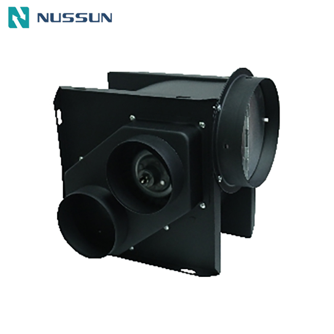 Nussun Right Angle Air Duct Ventilation Dehumidification Strong Wind Silent Split Pipe Ventilation Fan