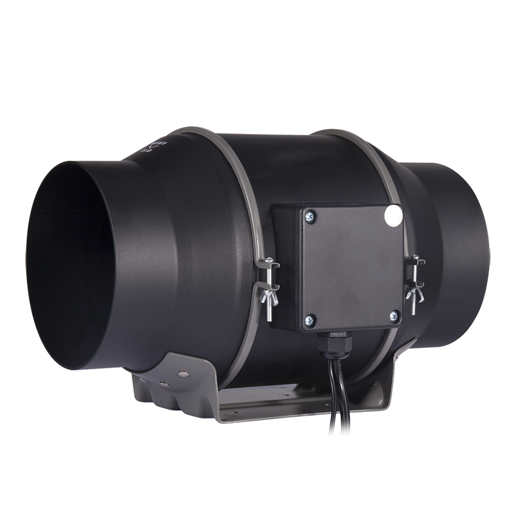 6 Inch EC Motor Home Ventilation Fan Mixed Flow Duct Ball 220v Wall-mounted Window Exhaust for Hydroponics Farm