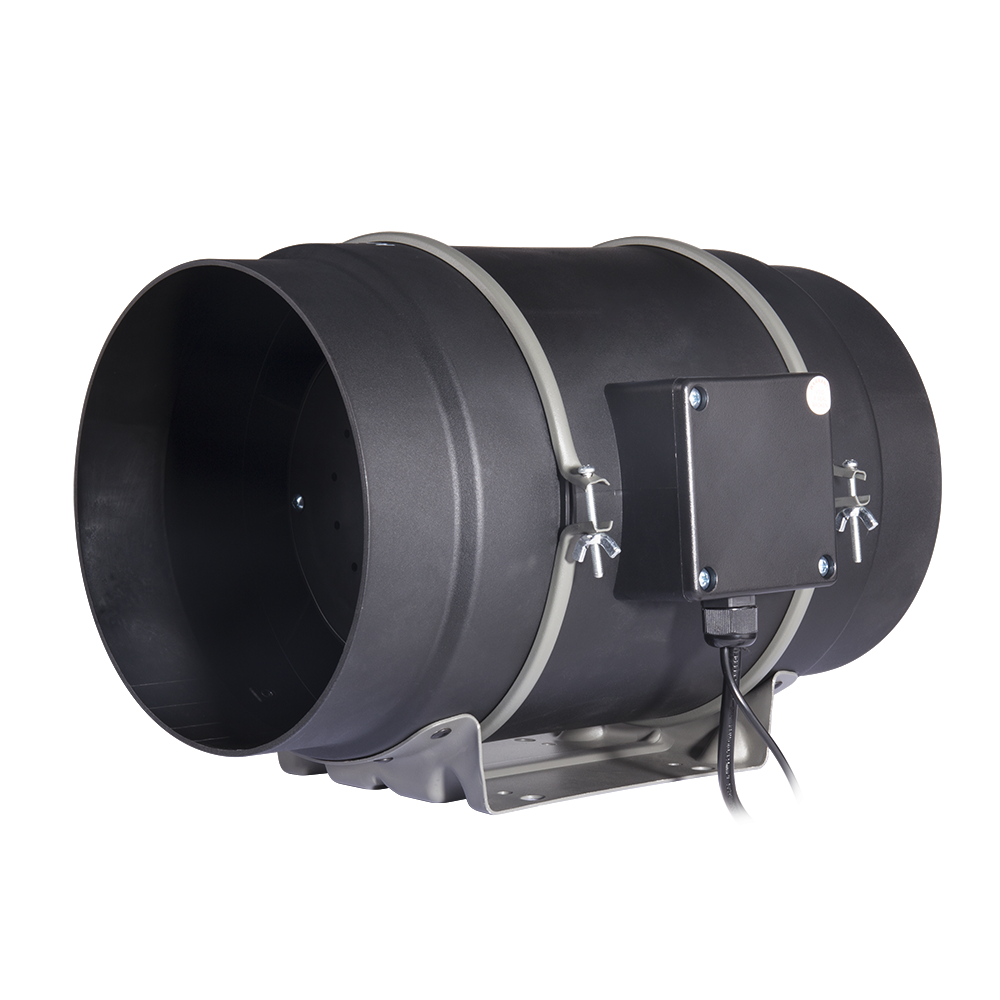 8 Inch Inline Duct Fan with Speed Controller Strong Power EC Motor Quiet Ventilation Exhausting Fan for Indoor Plants