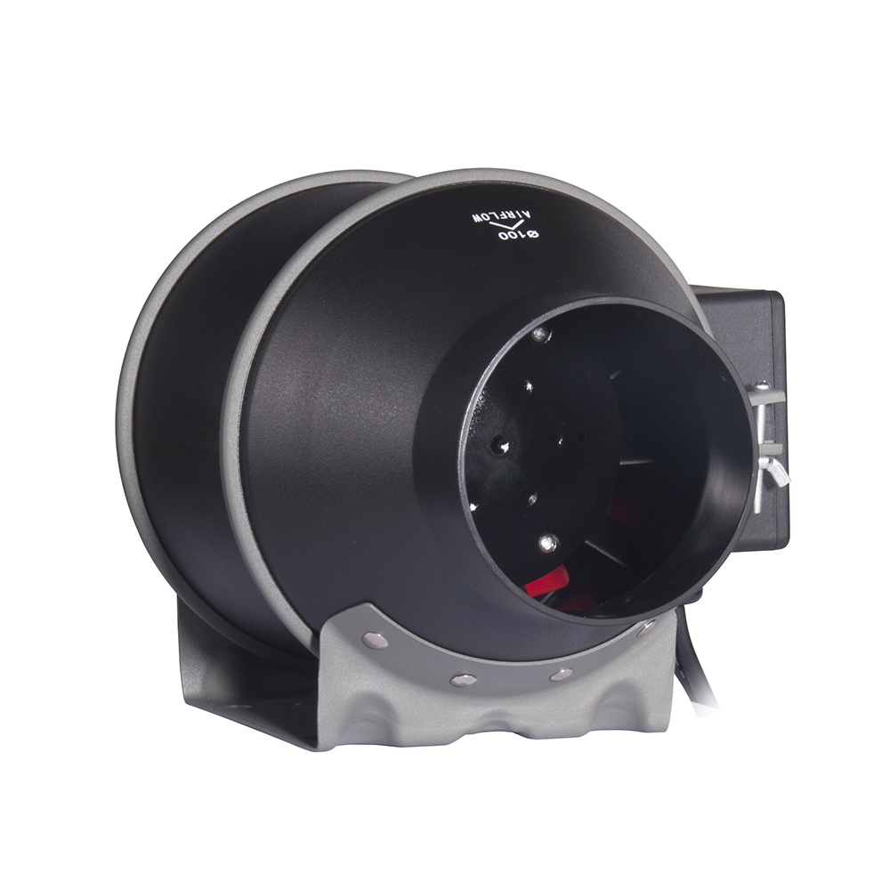 5 inch EC Motor Duct Fan With 0-100% Variable Speed Controller Ventilation Air Extractor Fan Grow Hydroponics Tent Exhaust Fan