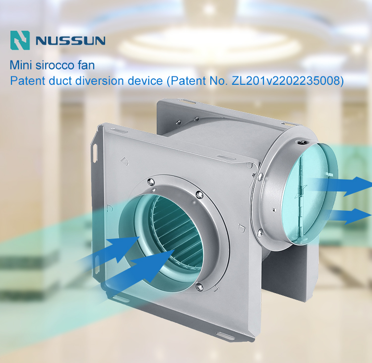 Wholesale vertical duct ventilation fan manufacture  (DPT10-11A)