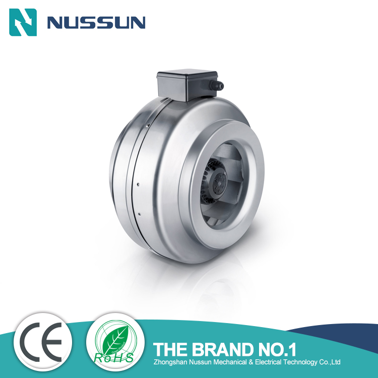 Hot wholesale 6' metal casing inline duct fan (DJT15U-45M)