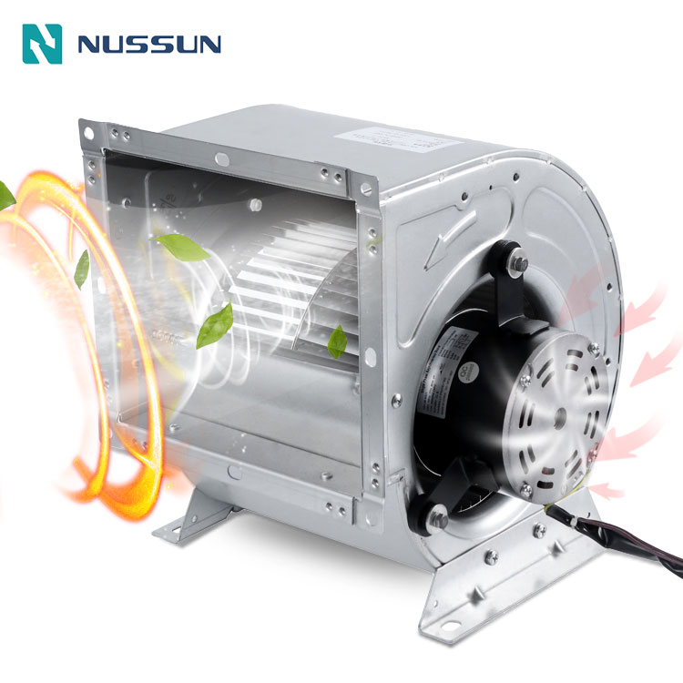 Industrial Indoor Ducted Air Fan Double Inlet Forward Centrifugal Fan