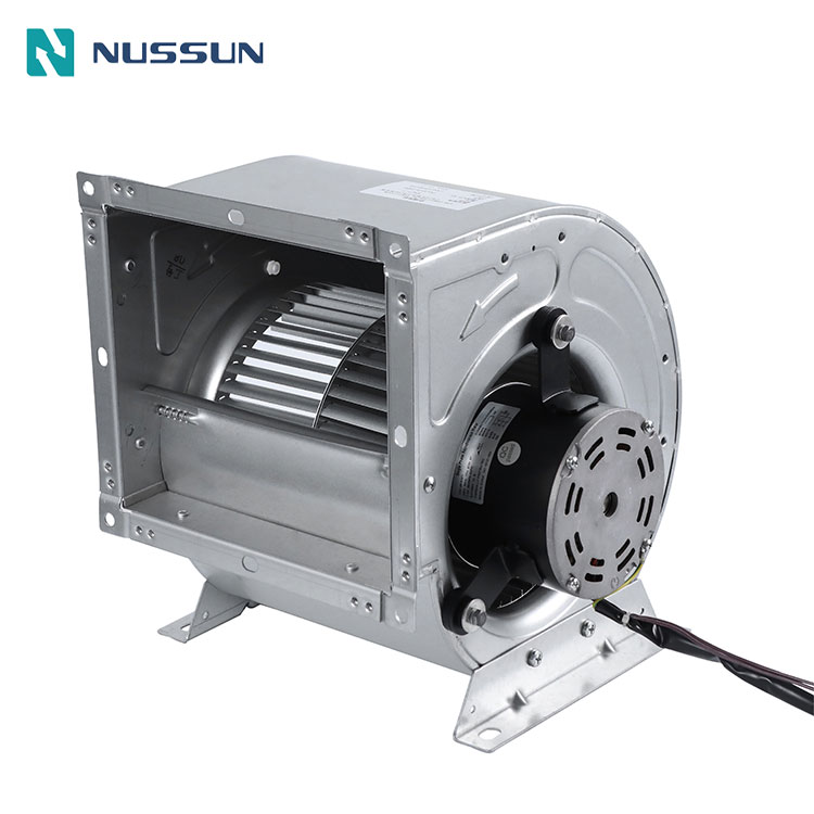 Industrial Indoor Ducted Air Fan Double Inlet Forward Centrifugal Fan