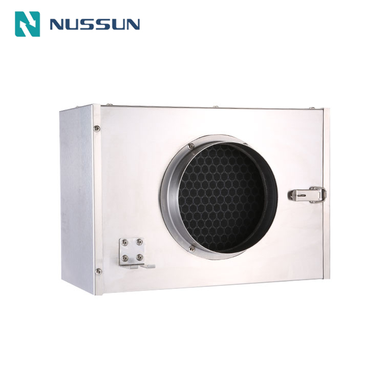 JHX-100 4 Inch Air Duct Cleanroom Multi Layers HEPA Filter Box for Ventilation System