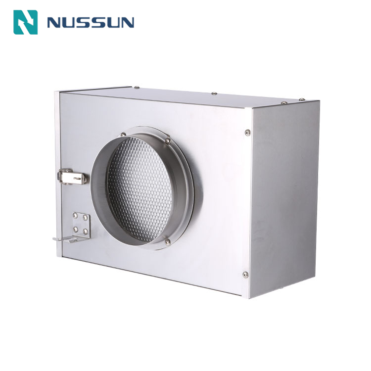 Ventilation Dust Collect Metal Box 6 Layers Active Carbon Split HEPA Air Purifier Filter (JHX-150)