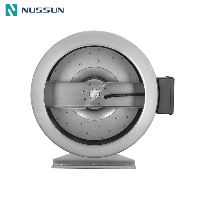 NUSSUN Greenhouse 150mm Metal Housing Ventilation Circular Fan Duct Fan Booster