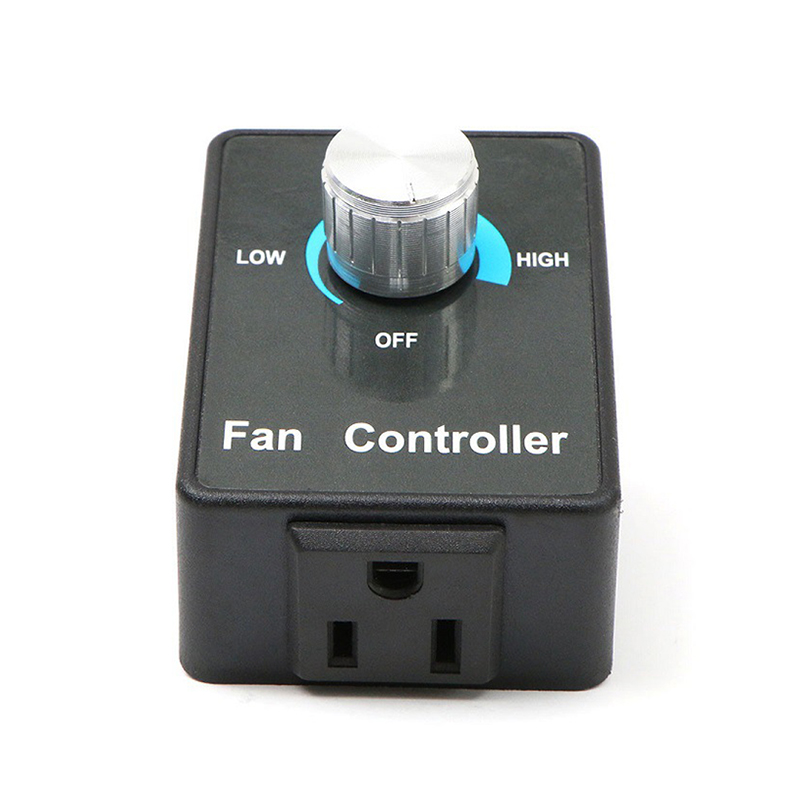 NUSSUN Fan Controller Adjuster Variable Fan Speed Thermostat Controller For Hydroponics Duct Fan