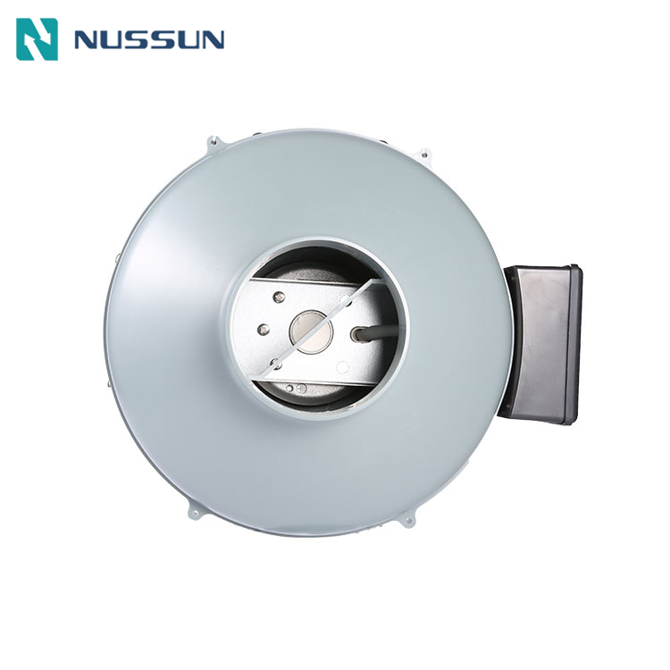 NUSSUN New Farm Ventilation System Duct Fan Booster Hydroponics Inline Air Duct Circular Fan