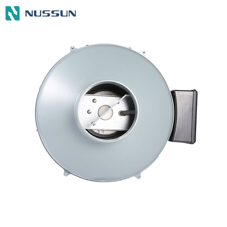 NUSSUN 6&quot; 150mm ABS Casing Low Noise Circular Inline Fan Grow Tent Inline Fan Duct Fan Booster