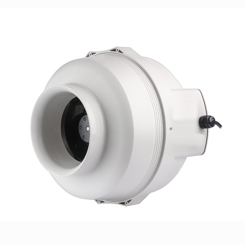 For Outdoor Air Duct Use Silent Waterproof IP67 Plastic 10 Inch 220v In Line Centrifugal Duct Fan