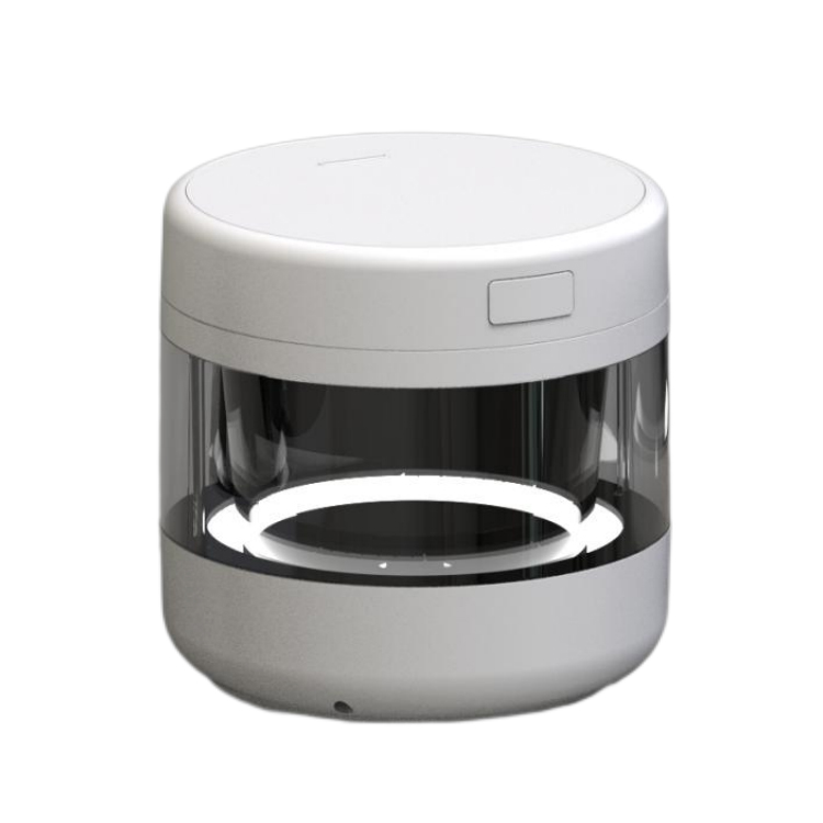 Custom Design White 3L Small Family Rice Cooker with 6 Menu Options, Nonstick Inner Glass Pot