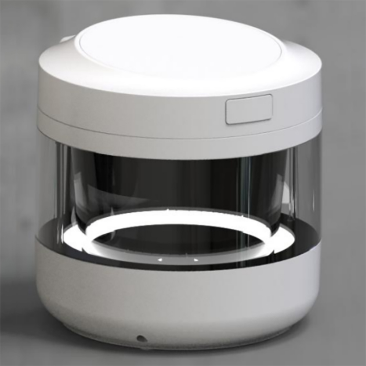 Custom Design White 3L Small Family Rice Cooker with 6 Menu Options, Nonstick Inner Glass Pot