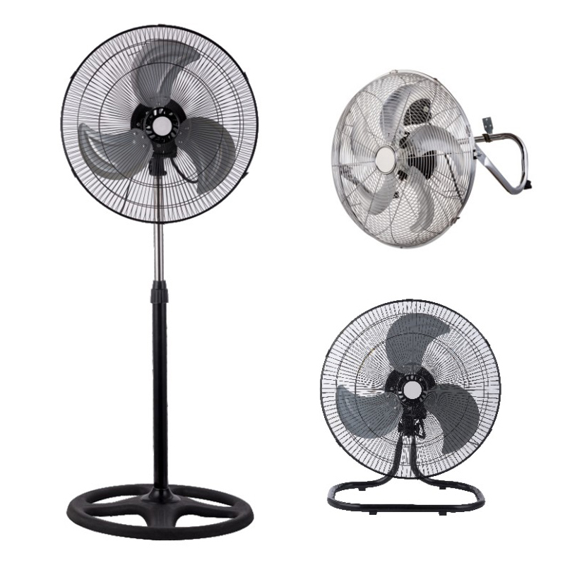 New Hot Selling 3 In 1 Standing Fan Wall Fan Industrial Floor Fan 18 Inch Logo Customized AC Electric Fan