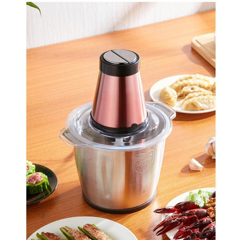 Portable Kitchen Use 2L 3L Vegetable Blender Sausage Meat Paste Chopper Electric Meat Grinder