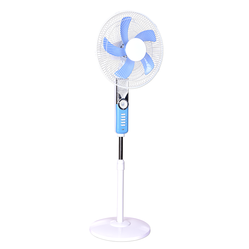 12V DC Rechargeable Battery Solar Fan Outdoor Household Stand Fan Have Led Light And Usb Port