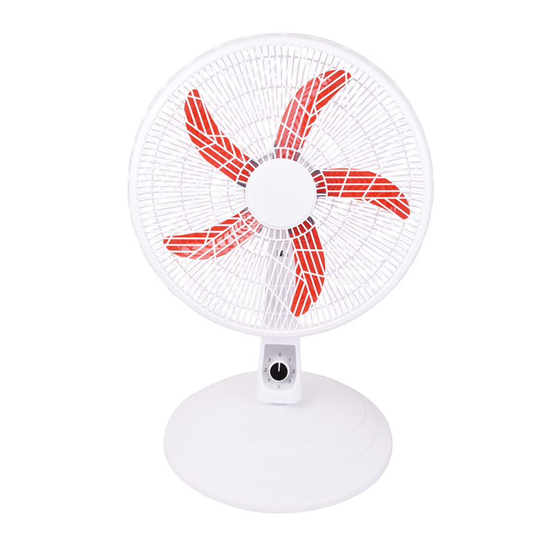 3 Speed 18 Inch Orange Solar Powered Cooling Fan Energy Solar Rechargeable Fan With Solar Panel