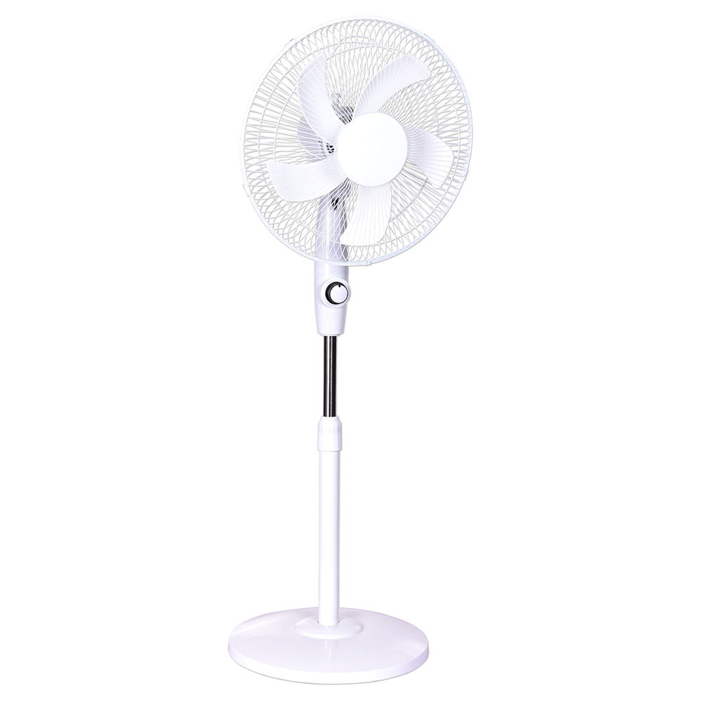 Energy Saving 16" Solar Electric Ac Dc Standing Fan 12v With 100% Copper Brushless Motor Dc Fan