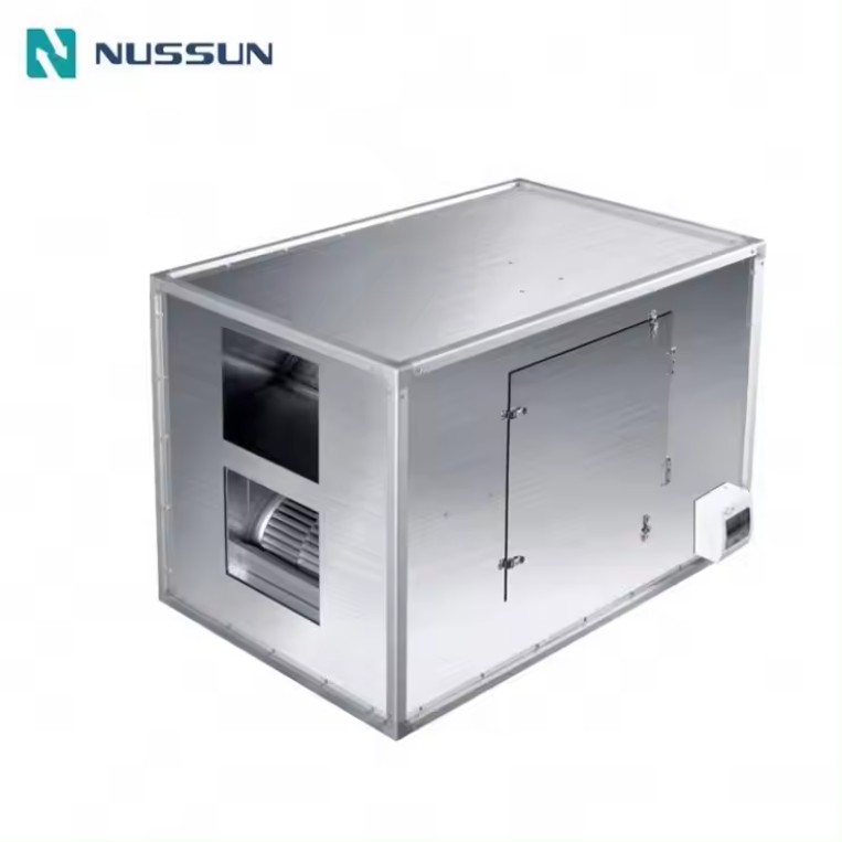 Nussun Ventilator Factory Heating Cooling Air System Recuperator Central Type 5000CMH Heat Energy Recovery Ventilation