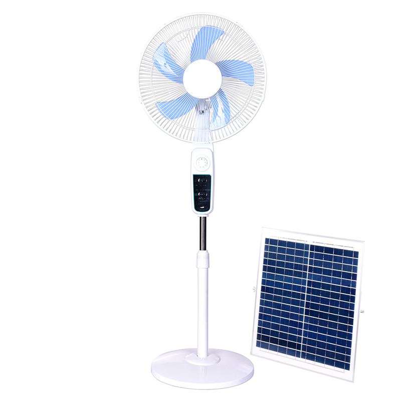 12 Volt Solar Rechargeable Lithium Battery 5v Usb Dc Standing Fan With Solar Panel For Africa Bangedesh