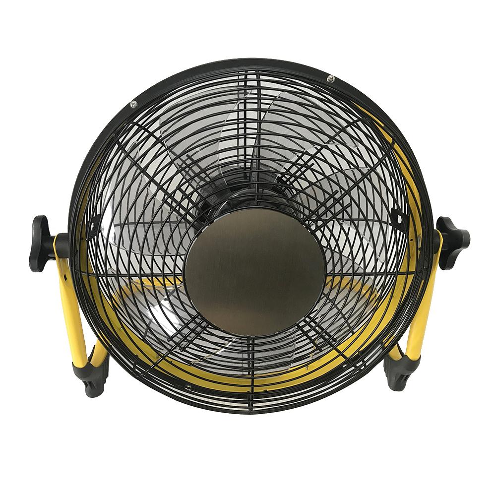 High Quality DC Motor Electric Fan Twelve Wind Speed 12inch Dc Solar Fan With Safety Built-in Design 360 Rotating Motor