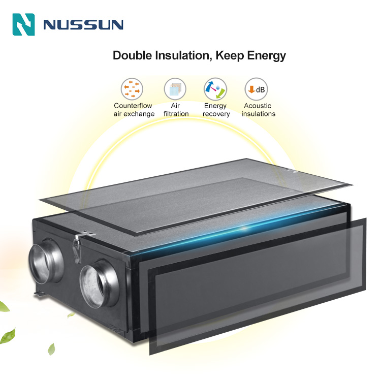 Advanced Energy Recovery Ventilator | Fresh, Filtered Air with Heat Recovery