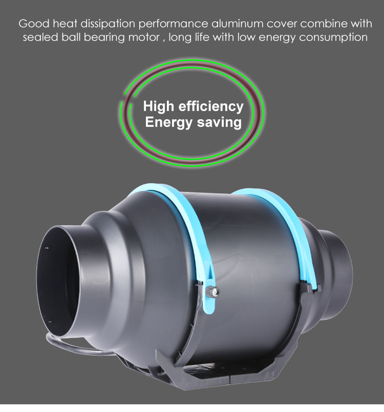 high efficiency energy saving mixed flow fans