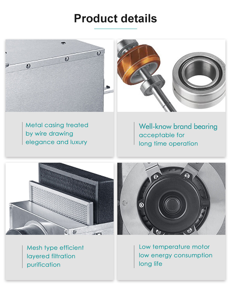 Sample Customization Fans Manufacturers Quiet Ventilation Hotel Office Air Duct Fan (DPT(G)15A)