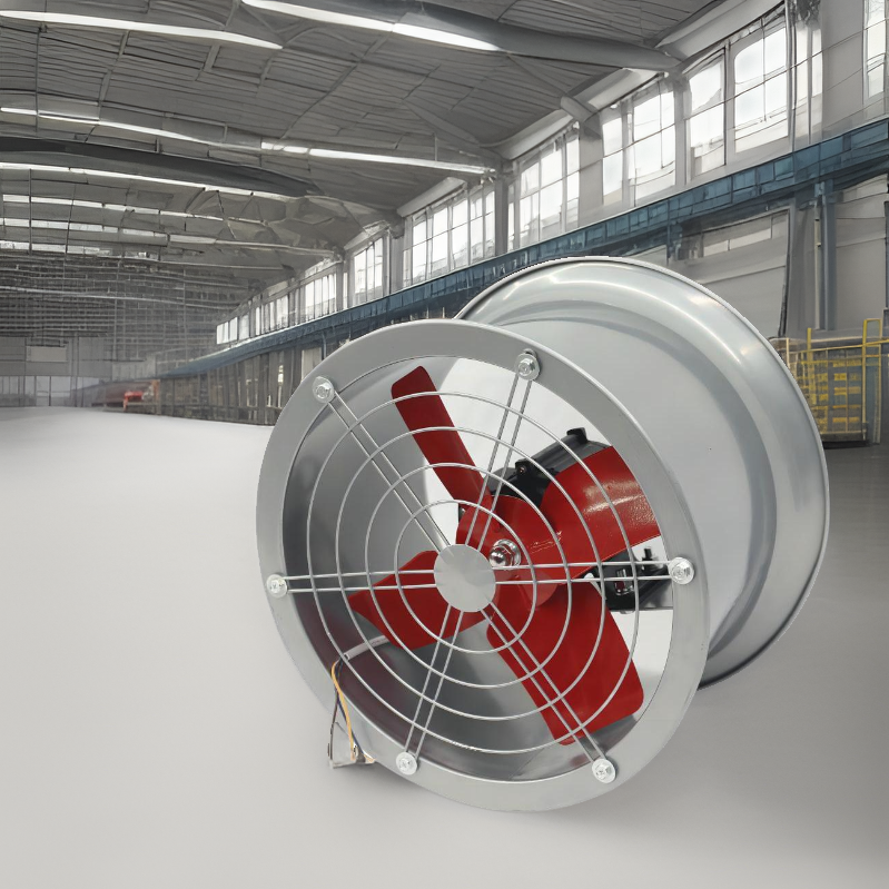 Nussun Factory Big Air Volume Motor Axial Mining Marine Fans Inline Industrial Exhaust Fan